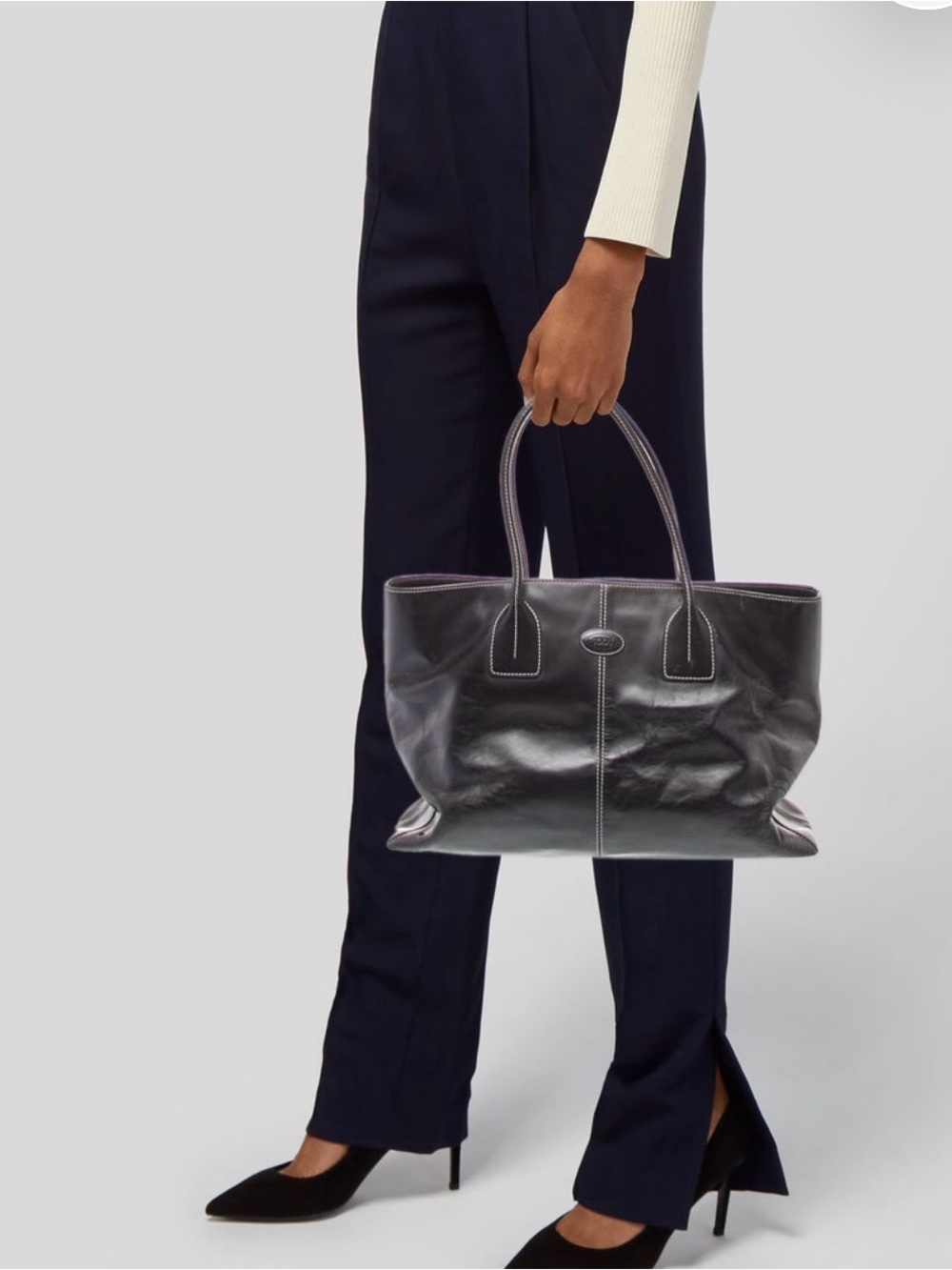 Tod’s Patent Leather Tote Bag